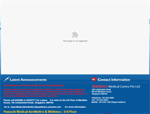 Tablet Screenshot of pinnaclemedicalcentre.com